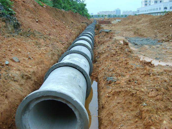 水泥管被应用于城市排污